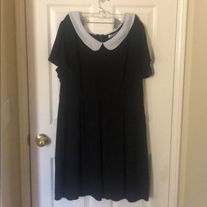 Sunny Girl Black and White Wednesday Adams Dress
